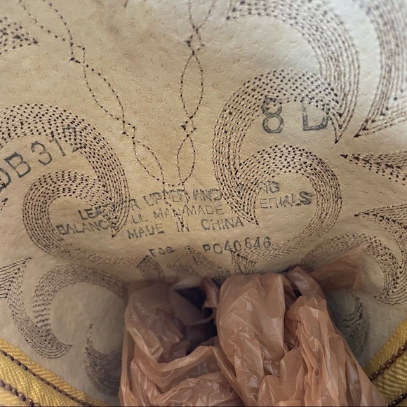 Men's Durango Brown Leather Steel Toe Western Cowboy Work Boots Size 8 D - Picture 14 of 15